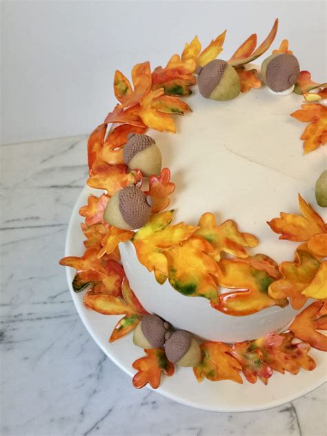 edible leaves cake